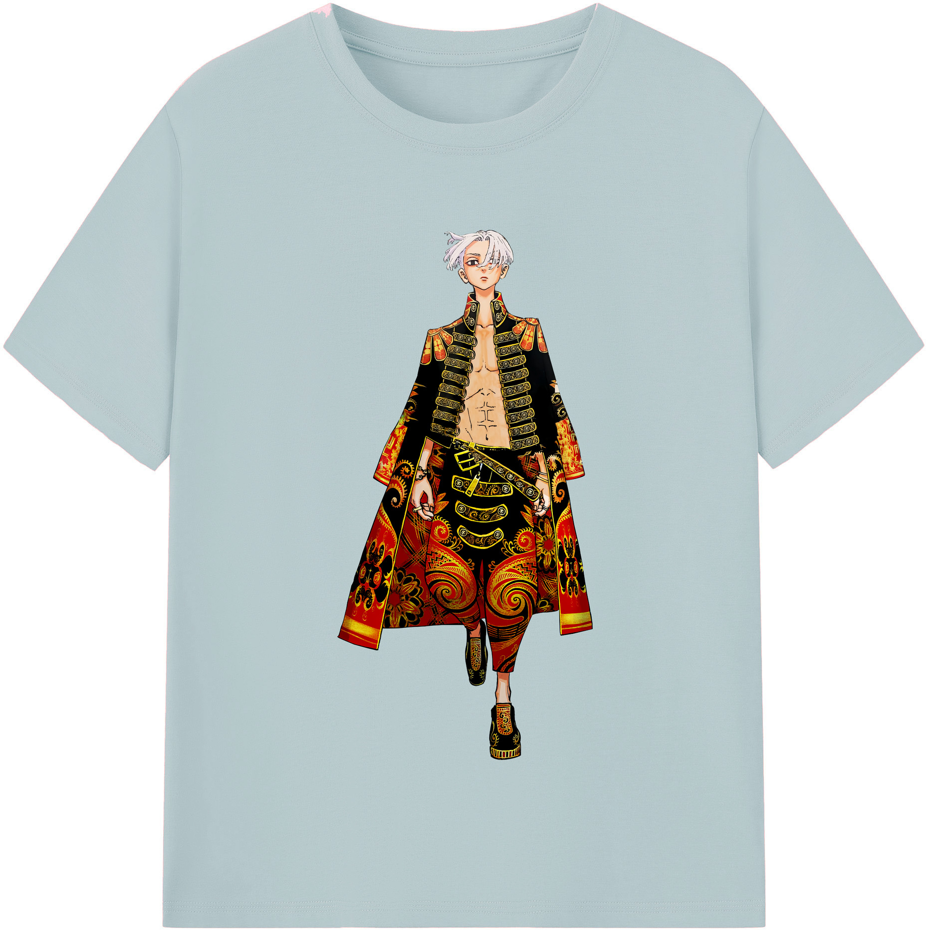 （画像用） 東京リベンジャーズ Tokyo Revengers 綿100％半袖Tシャツ（フロントプリント）